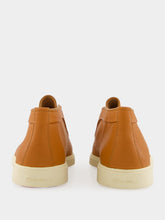Santoni Light Brown Leather Desert Boots