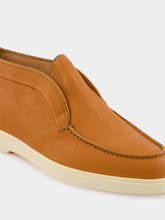 Santoni Light Brown Leather Desert Boots