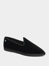 Piedaterre Furlane Wilde Cotton Black Slippers