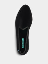 Piedaterre Furlane Wilde Cotton Black Slippers