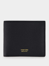 Tom Ford Black Classic Bifold Wallet in Soft Grain Leather