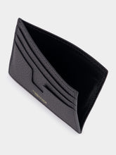 Tom Ford Black Grain Leather T Cardholder