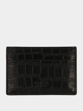Tom Ford Black Crocodile Card Holder