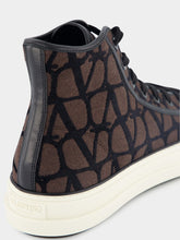 Valentino Garavani Toile Iconographe Totaloop High-Top Sneaker