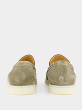 Aurélien Pistachio Suede Yacht Loafers