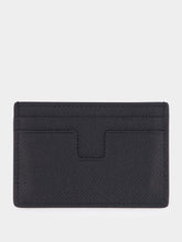 Tom Ford Black Small Grain Leather Cardholder