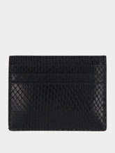Tom Ford Black Python-Print Leather Card Holder