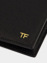 Tom Ford Black Small Grain Leather Cardholder