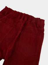 Paula Zircon Leather Flared Pants