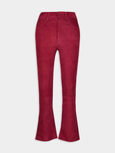 Paula Zircon 2 Flared Suede Pants