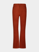 Zircon Cinnamon Stick Suede Flared Pants