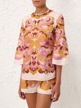 Zimmermann Acadian Linen Coral Tunic Top