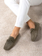 Aurélien Olive Suede Loafers
