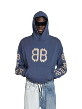 Balenciaga Blue Crypto Hoodie