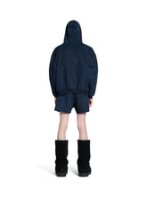 Balenciaga Blue Zip-Up Hoodie