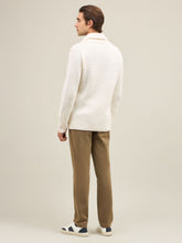 Boglioli Wool and Cashmere Rib Knit Cardigan