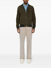 Boglioli Zip-Up Suede Leather Jacket