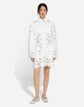 Dolce & Gabbana Embroidered Shirt Mini Dress