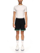 Casablanca Black Crochet Tennis Shorts