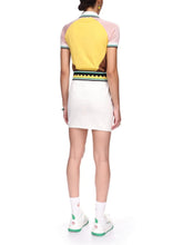 Casablanca Graphic Panelled Knit Polo