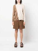 Colville Contrast Panel Wool Sweater