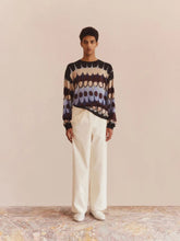 Commas Jacquard Crewneck Sweater
