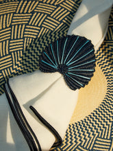 Coro Cora Navy Shell Napkin Ring