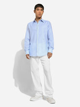 Dolce & Gabbana Light Blue Cotton Linen Shirt