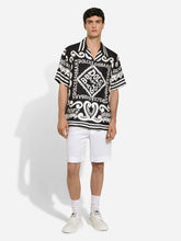 Dolce & Gabbana Marina-Print Silk Hawaii Shirt