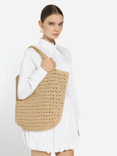 Dolce & Gabbana Raffia Crochet 3.5 Shopper Bag