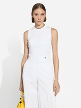 Dolce & Gabbana Ribbed Stretch Viscose Vest Top