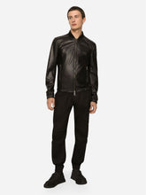 Dolce & Gabbana Black Lambskin Jacket