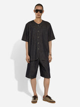 Dolce & Gabbana Cotton Denim Jogging Shorts With Embroidery