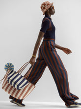 Fendi Reversible Pequin and Beige FF Large Shopper