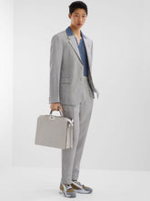 Fendi Grey Pinstriped Fabric Trousers