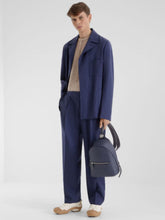 Fendi Blue Wool Tailored Trousers
