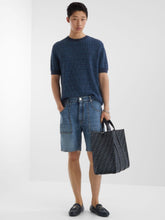 Fendi Blue FF Intarsia Jumper