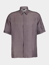 Fendi Italian-Style Collar Silk Shirt