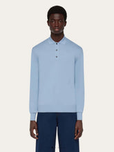Ferragamo Long-Sleeved Silk Blend Polo