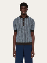 Ferragamo Polo with Vertical Stripes