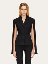 Ferragamo Cut-Out Wool Blazer