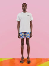 Frescobol Carioca x John Booth Orange Rosa Cotton T-Shirt