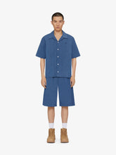 Givenchy Sky Blue Ozone Washed Denim Chambray Shirt