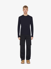 Givenchy Night Blue Cotton and Silk Sweater