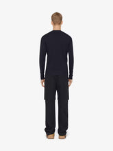 Givenchy Night Blue Cotton and Silk Sweater