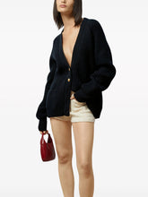 Gucci Rib Stitch Wool Cashmere Cardigan