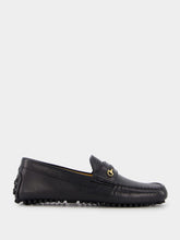 Gucci Horsebit Leather Square-Toe Loafers