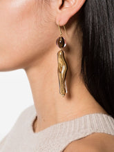 Isabel Marant Sculpted Golden Drop Earrings