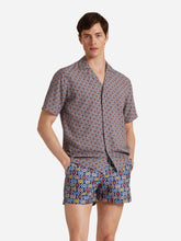 Orlebar Brown Whitsun Mini Blue Maitan Shirt