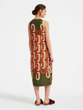 La DoubleJ Prometheus Placée Camouflage Racer Midi Dress